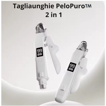PeloPuro tagliaunghie 2 in 1